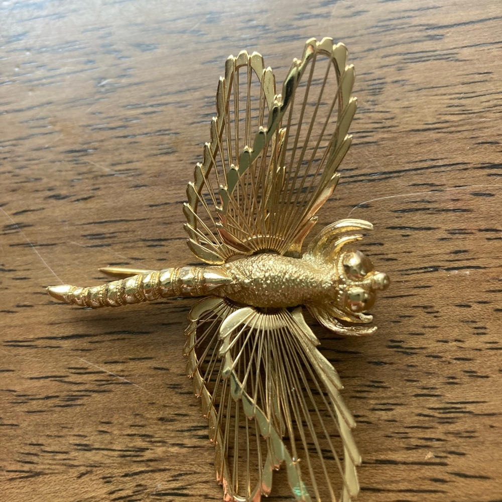 Vintage Monet Dragonfly Pin